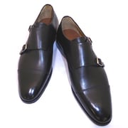 RM301-003 [ビジネスシューズ ダブルモンクストラップ メンズ 26.5cm ブラック]