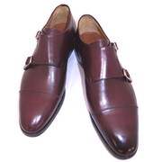 RM301-003 [ビジネスシューズ ダブルモンクストラップ メンズ 25.5cm ワイン]