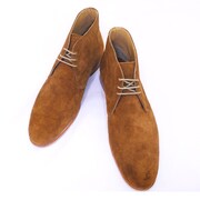RM303-201 [ビジネスシューズ チャッカーブーツ メンズ 26.5cm ダークブラウン]