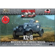 FTF PF72006 独・アドラーKfz.13小型4輪装甲車 MG搭載型 [1/72スケール 組立キット]