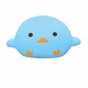 ひよこクッション ターコイズブルー もぐピヨ
