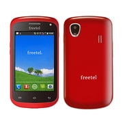 Android4.1.2搭載 SIMフリースマートフォン priori 3G専用 ルビーレッド FT132A PR RR