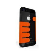 FB102-BKOR [iPhone SE/5s/5用 マネークリップ型iPhoneケース HandHold ブラック/オレンジ]