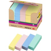 ポスト・イット エコノパック 強粘着見出し 25個パック パステルカラー 50mm×15mm 4色混色 7001SS-K