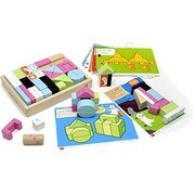 カードつきパズル積み木楽しい世界旅行