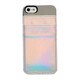 LEATHER カードフォルダー iPhone5/5s SILVER CASE (HOLOGRAM)