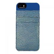 LIZARD [エフェクトカードフォルダー iPhone5/5s with Mirror or Metallic Case-Aqua/Gold]