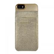 LIZARD [エフェクトカードフォルダー iPhone5/5s with Mirror or Metallic Case-Gold/Gold]