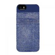 LIZARD エフェクトカードフォルダー iPhone5/5s MET-COBALT B/S