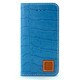 I5A06-14A278-14 [DESIGNSKIN PREMIUM CROCO for iPhone5/5S BLUE]