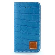 I5A06-14A278-14 [DESIGNSKIN PREMIUM CROCO for iPhone5/5S BLUE]