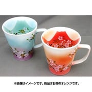有田焼 赤富士 マグカップ オレンジ Aa-1