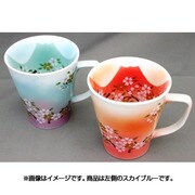 有田焼 赤富士 マグカップ スカイブルー Aa-1