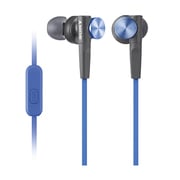密閉型インナーイヤーレシーバー ブルー MDR-XB50AP L