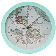 リトルツインスターズ置き掛け時計 LTS-5624-GN