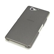 0670SO04F [Xperia A2(SO-04F)用 ハードラメケース クリアブラック]