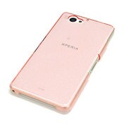 0671SO04F [Xperia A2(SO-04F)用 ハードラメケース クリアピンク]