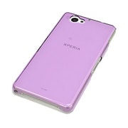 0692SO04F [Xperia A2(SO-04F)用 イージーハードケース クリアパープル]