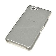 0906SO04F [Xperia A2(SO-04F)用 イージーハードケース ラメクリアブラック]