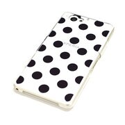 0679SO04F [Xperia A2(SO-04F)用 ハードデザインケース ドットブラック]