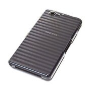 0686SO04F [Xperia A2(SO-04F)用 ハードクリアデザインケース ボーダー]