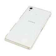 0902SO03F [Xperia Z2(SO-03F)用 イージーハードケース ラメクリア]