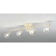 LEDシャンデリア 4.8W×4灯 非調光 電球色 リモコン付 OC257011LD