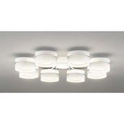 LEDシャンデリア ～10畳 6.5W×8灯 非調光 電球色 OC257014LD