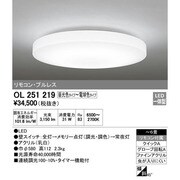 LEDシーリングライト ～6畳 31W 調光・調色 リモコン付 OL251219