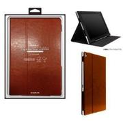 Xperia Z2 Tablet レザー(合皮)ケース ブラウン LP-XPEZ2TLBR