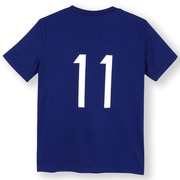 B08784 [JFA 日本代表 ホーム レプリカTシャツ NO.11 GZW22 キッズ J140 ブルー]