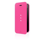 1211TRI41 [iPhone 5/5s case Crystal Booklet Pink]