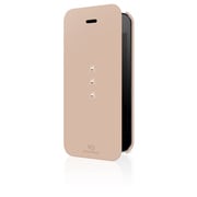1211TRI56 [iPhone 5/5s case Crystal Booklet Rosegold]