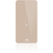 Crystal Battery 3000mAh USB出力:1ポート 最大:1A Large Rosegold 8033TRI56