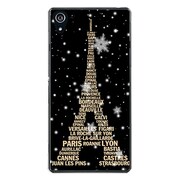 SO-03F-YCM2P0003-78 [docomo SO-03F Xperia Z2 オリジナル デザイン スマホケース 【エッフェル塔 コレクション ブラック & ゴールド】]