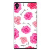 SO-03F-YCM2P0004-78 [docomo SO-03F Xperia Z2 オリジナル デザイン スマホケース 【ローズ スウィート ホワイト】]