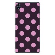SO-03F-YCM2P0015-78 [docomo SO-03F Xperia Z2 オリジナル デザイン スマホケース 【ベビードット・アフタヌーン ピンク】]