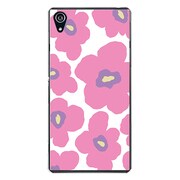 SO-03F-YCM2P0022-78 [docomo SO-03F Xperia Z2 オリジナル デザイン スマホケース 【ルーズフラワー コレクション ピンク】]