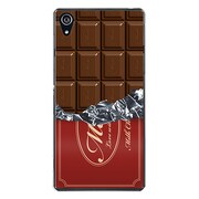 SO-03F-YCM2P0039-78 [docomo SO-03F Xperia Z2 オリジナル デザイン スマホケース 【板チョコ コレクション エンジ包装】]