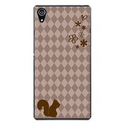 SO-03F-YCM2P0054-78 [docomo SO-03F Xperia Z2 オリジナル デザイン スマホケース 【ブラウン & リス】]