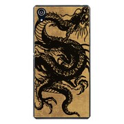 SO-03F-YCM2P0063-78 [docomo SO-03F Xperia Z2 オリジナル デザイン スマホケース 【昇り龍（黒龍）】]