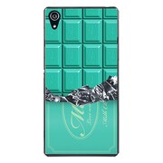 SO-03F-YCM2P0068-78 [docomo SO-03F Xperia Z2 オリジナル デザイン スマホケース 【板チョコ コレクション ミント】]