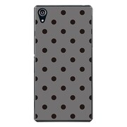 SO-03F-YCM2P0104-78 [docomo SO-03F Xperia Z2 オリジナル デザイン スマホケース 【Dot Pattern グレー & ブラック】]