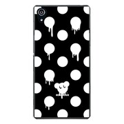 SO-03F-YCM2P0112-78 [docomo SO-03F Xperia Z2 オリジナル デザイン スマホケース 【Acid Mouse Dot Pattern マウス ブラック】]