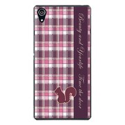 SO-03F-YCM2P0256-78 [docomo SO-03F Xperia Z2 オリジナル デザイン スマホケース 【チェック柄 コレクション リス】]