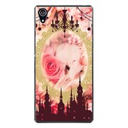 SO-03F-YCM2P0274-78 [docomo SO-03F Xperia Z2 オリジナル デザイン スマホケース 【薔薇のお城】]
