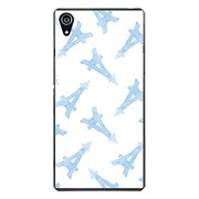 SO-03F-YCM2P0287-78 [docomo SO-03F Xperia Z2 オリジナル デザイン スマホケース 【エッフェル塔 コレクション ホワイトブルー】]