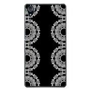 SO-03F-YCM2P0379-78 [docomo SO-03F Xperia Z2 オリジナル デザイン スマホケース 【ホワイト & ブラック レース】]