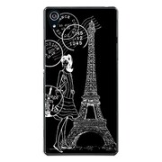 SO-03F-YCM2P0393-78 [docomo SO-03F Xperia Z2 オリジナル デザイン スマホケース 【エッフェル塔 コレクション ショッピング】]