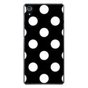 SO-03F-YCM2P0397-78 [docomo SO-03F Xperia Z2 オリジナル デザイン スマホケース 【Dot Pattern クラシック Big ブラック】]